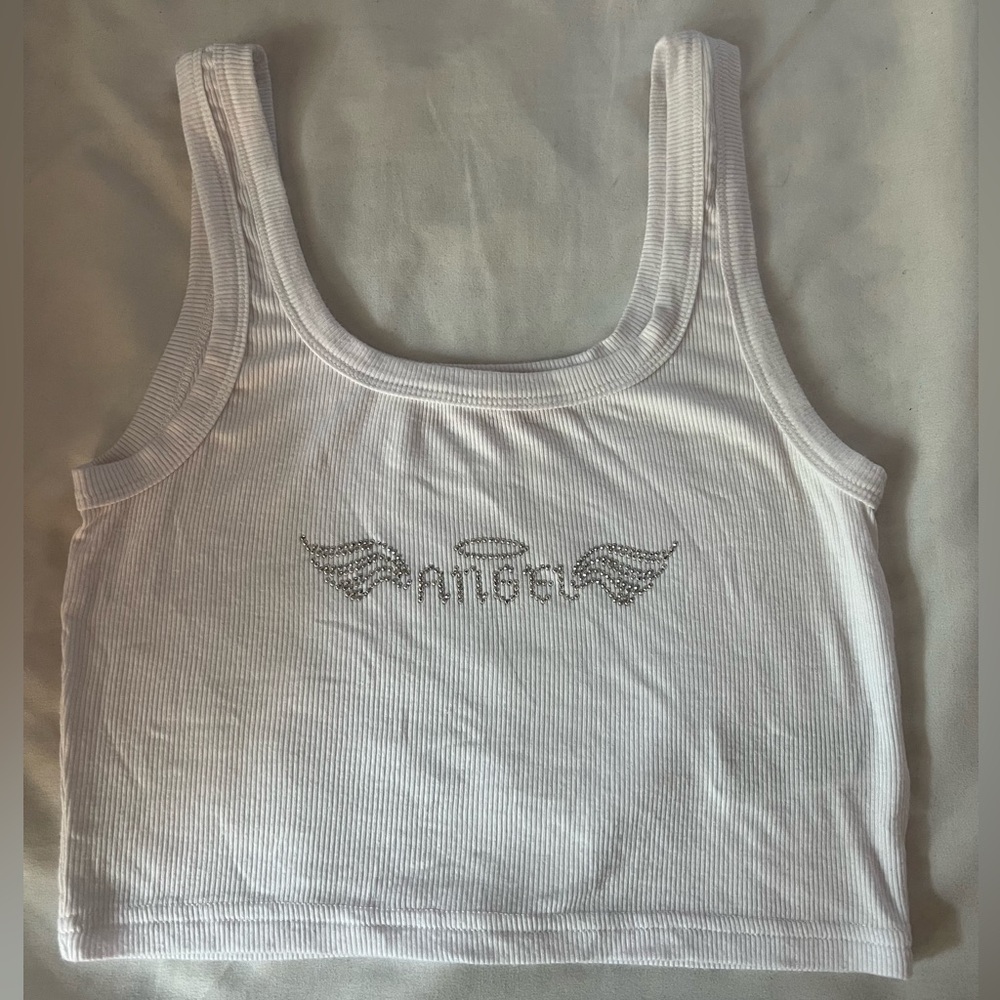 ⭐️(3/$25) NWOT EDIKTED Heaven Diamond Tank Top - Picture 4 of 5